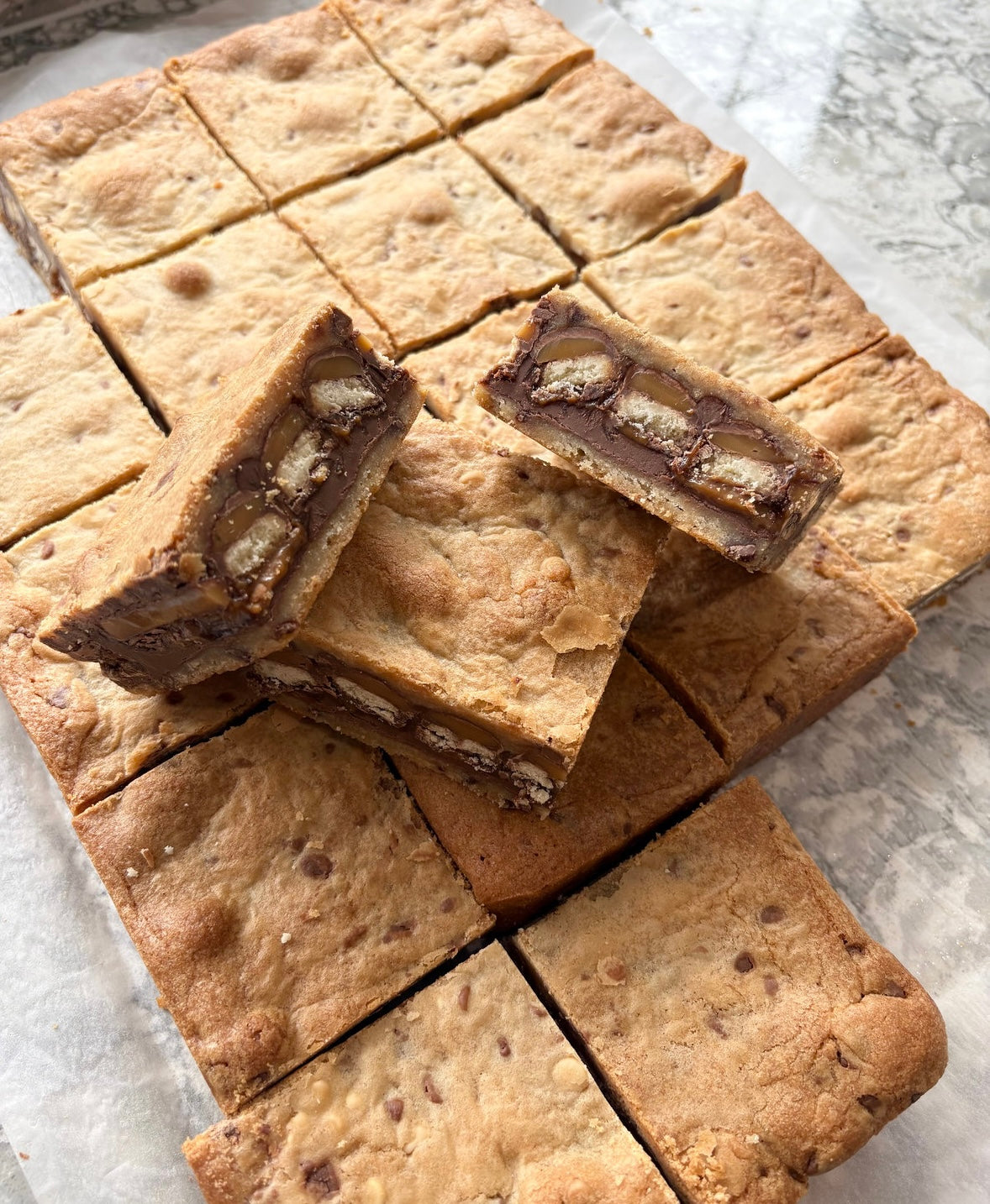 Twix Cookie Pie Recipe