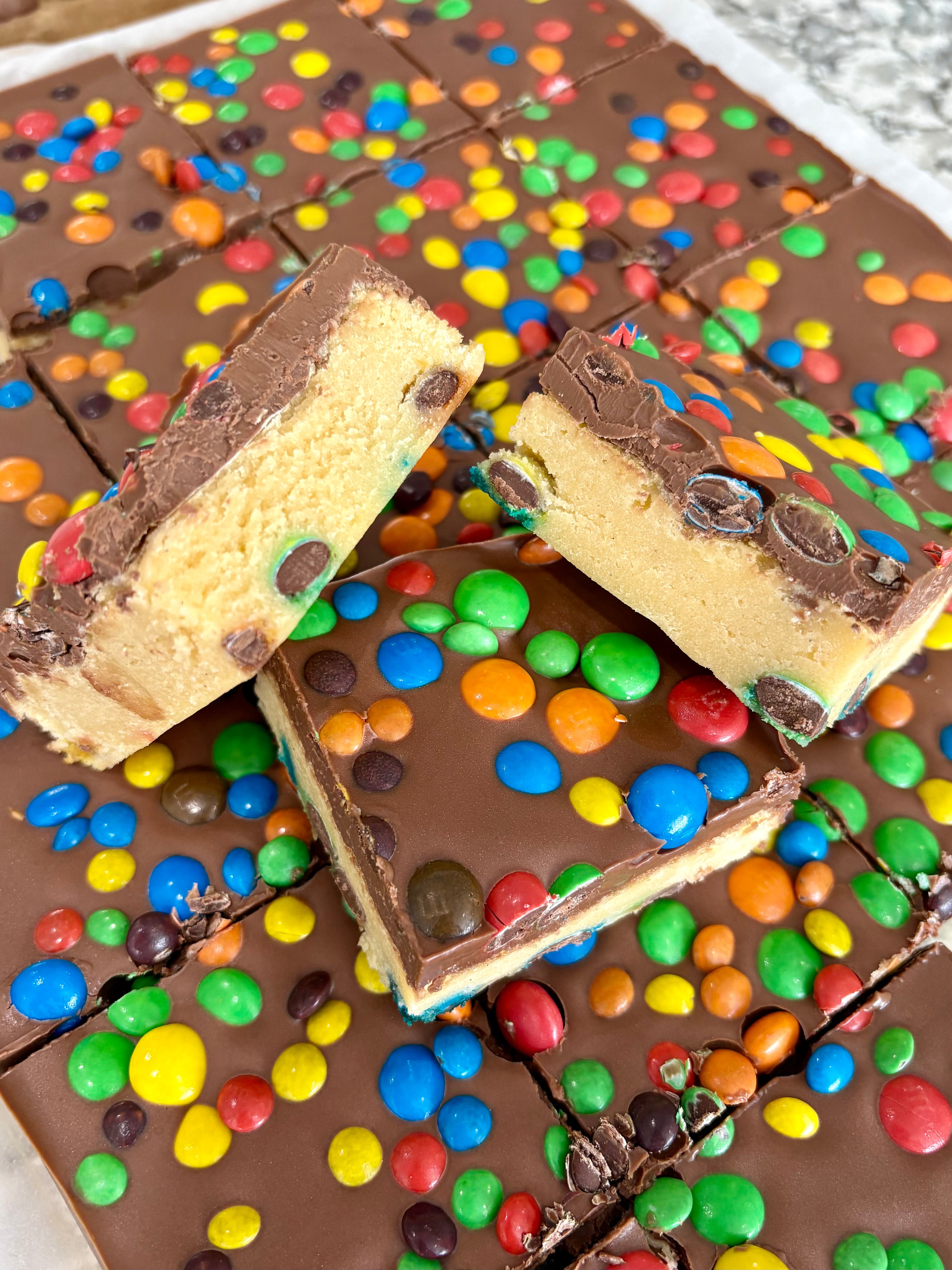 M&M blondie by Lilly White Cakes
