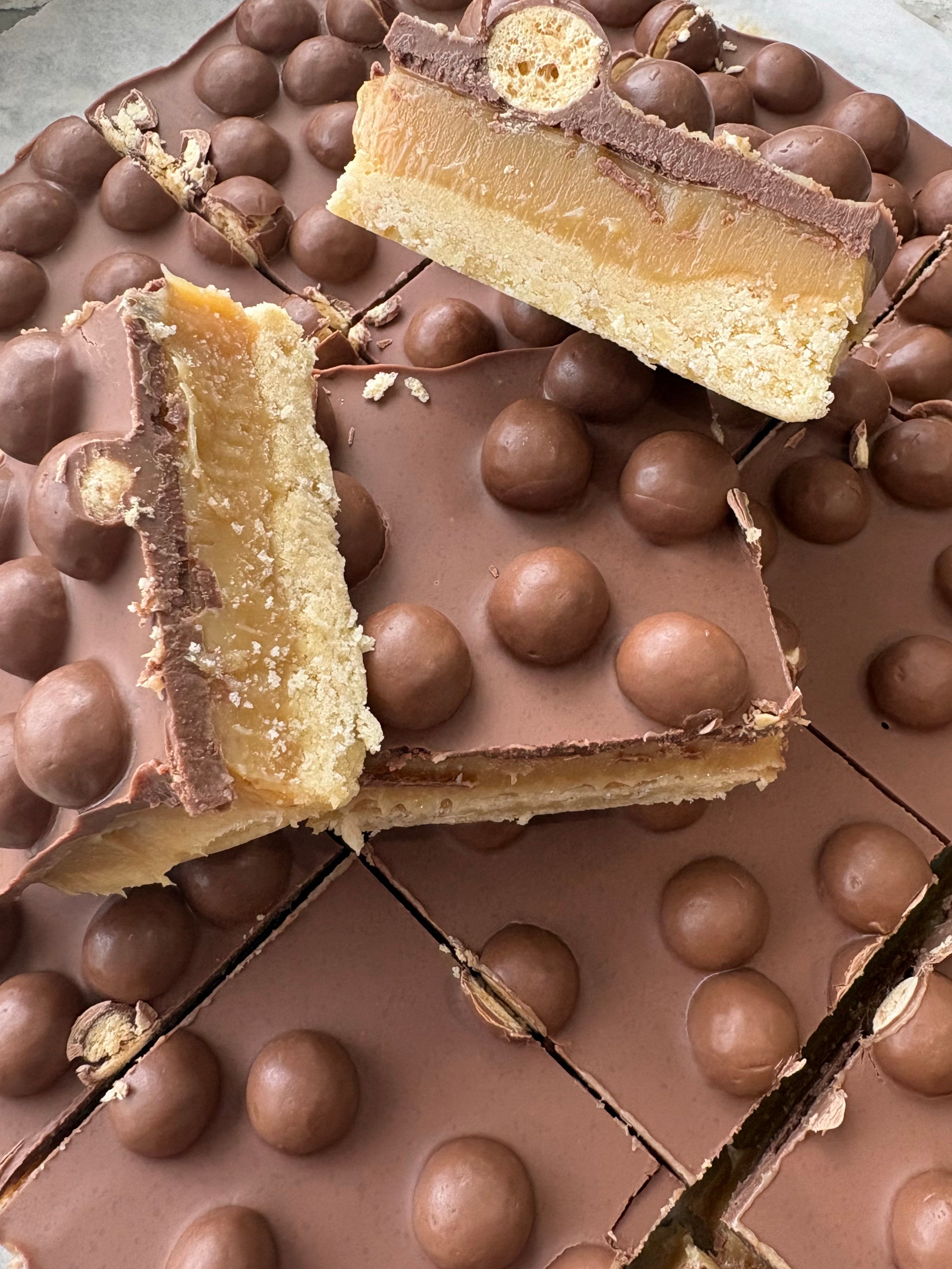 Malteser Millionaires by Lilly White Cakes
