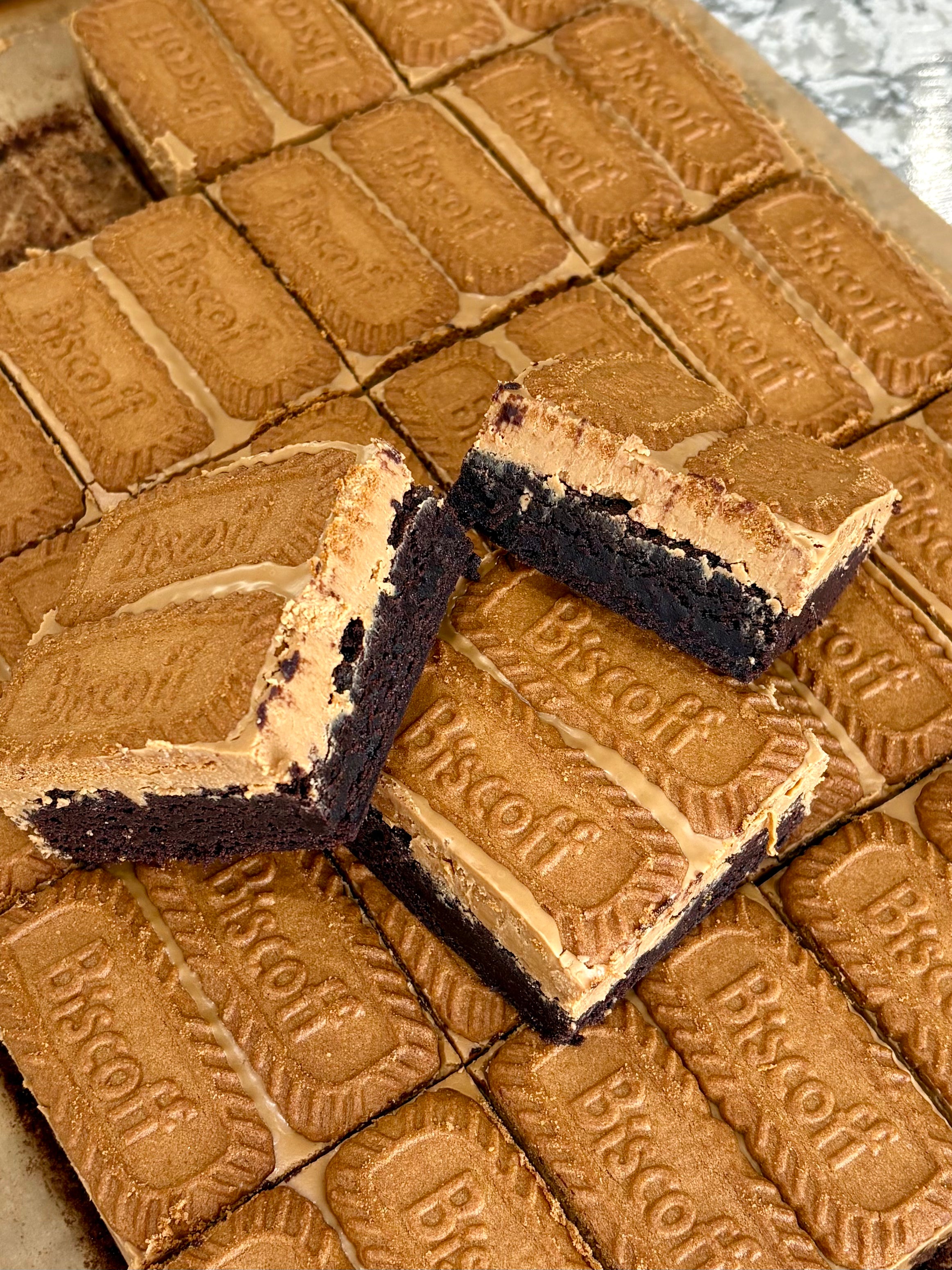Biscoff Brownie by Lilly White Cakes