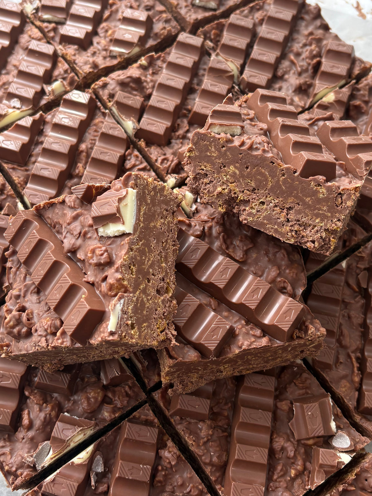 Kinder cornflake slice by Lilly White Cakes