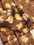 Cookie dough brownie by Lilly White Cakes