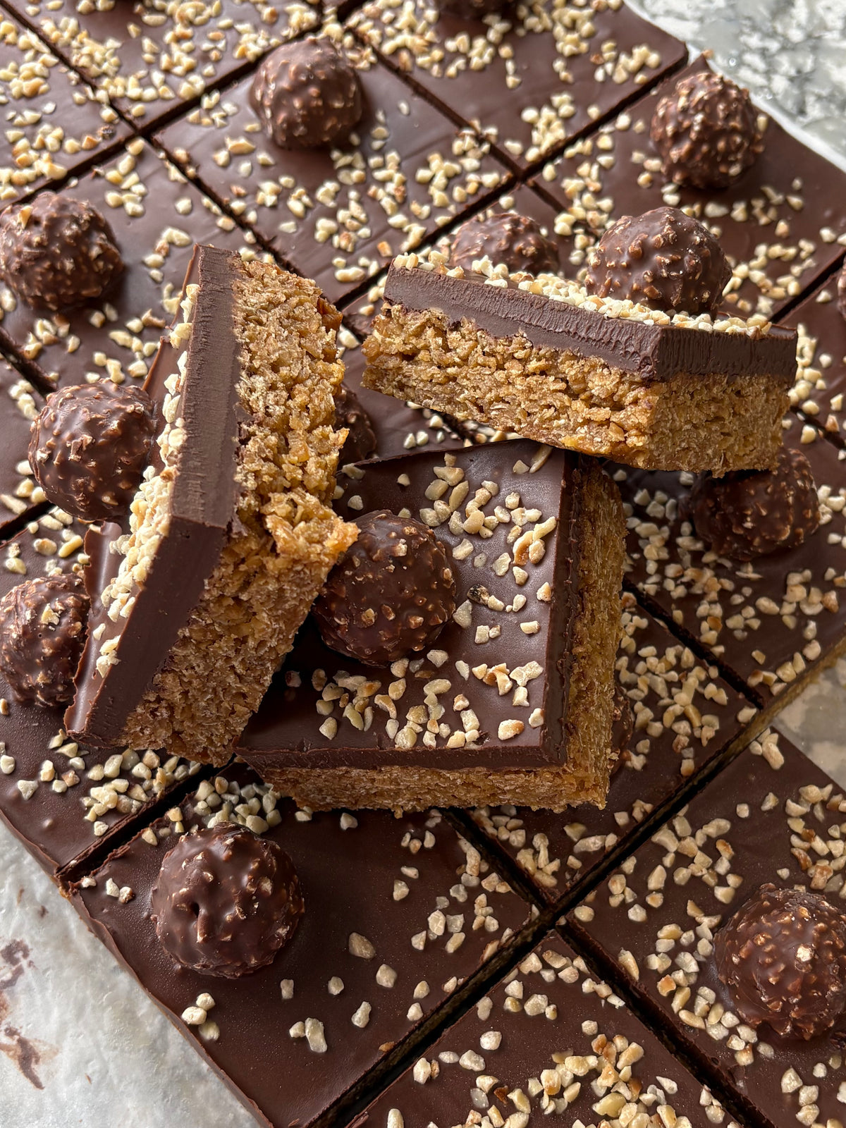 Nutella flapjack by Lilly White Cakes