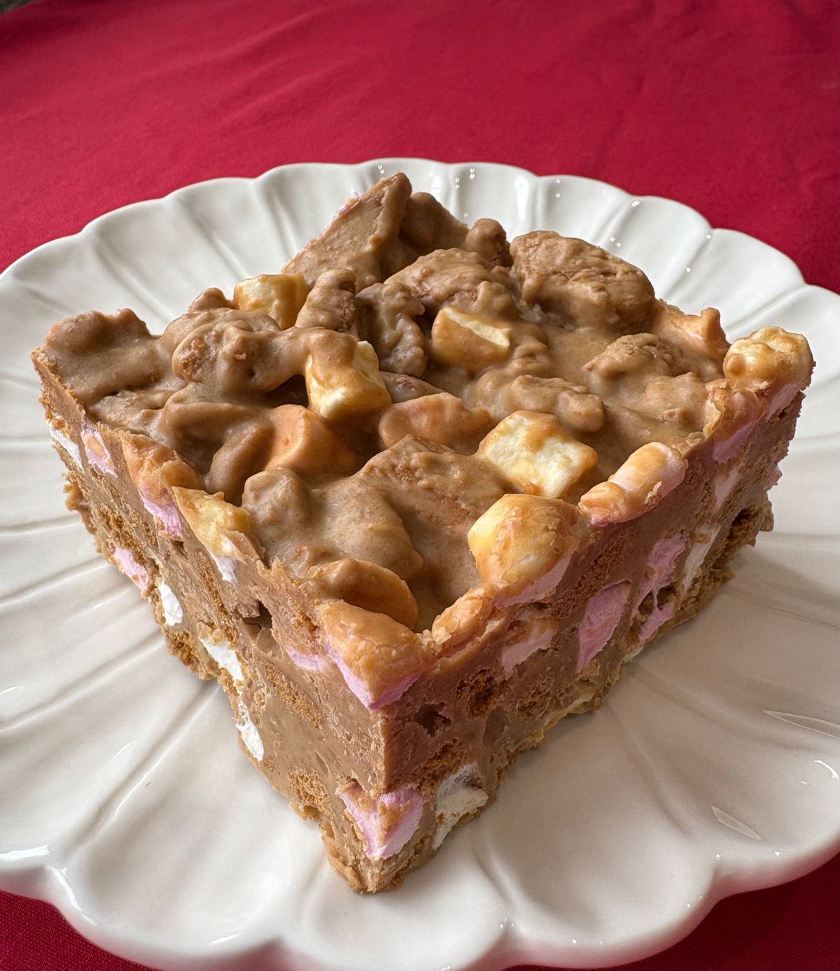 Biscoff Rocky Road by Lilly White Cakes