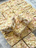 White Twix Rocky Road Recipe by Lilly White Cakes